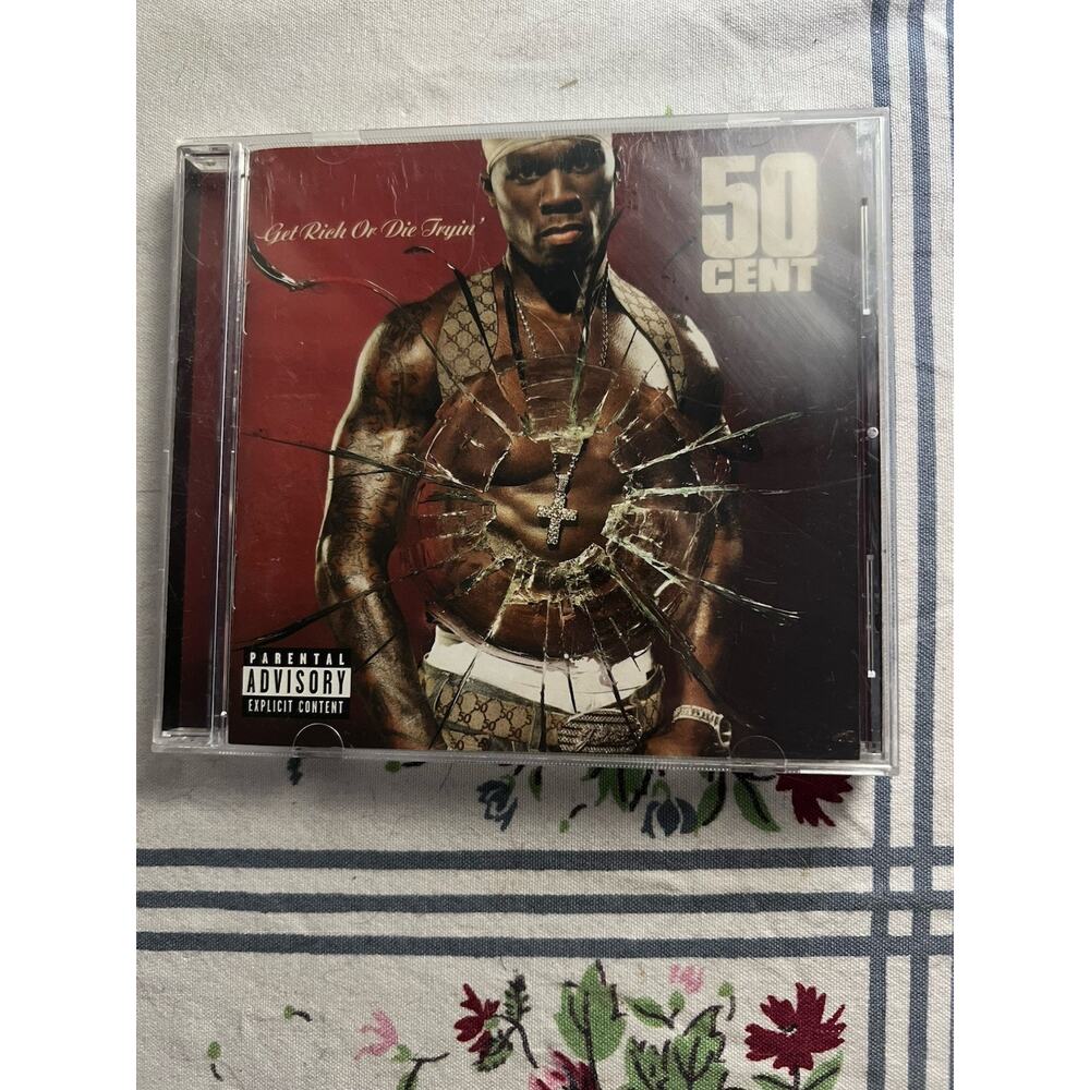 Get Rich or Die Tryin' by 50 Cent (CD, 2003) Dr Dre Eminem